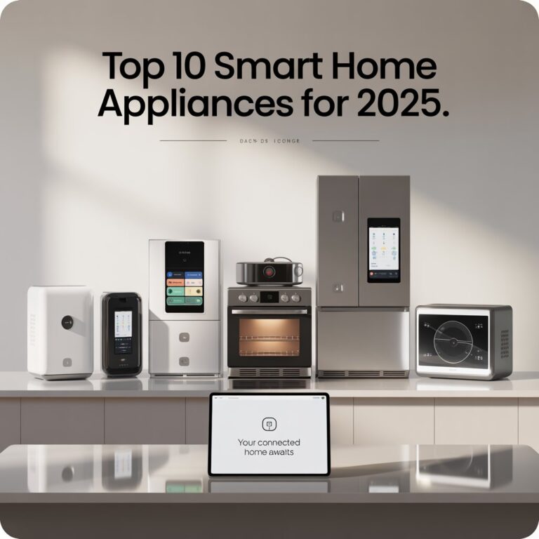 Top 10 Smart Home Appliances for Daily Use – Make Your Home Smarter in 2025